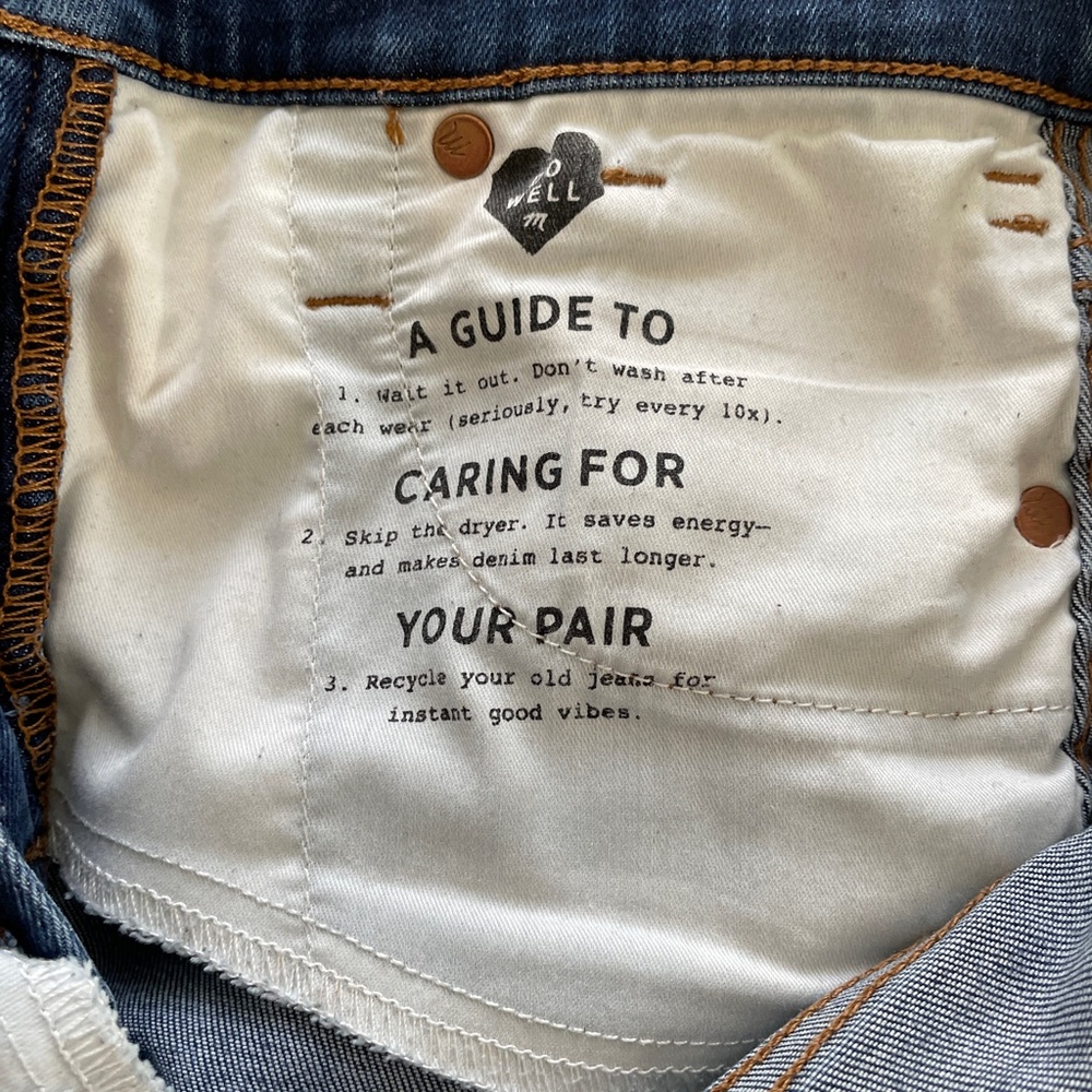 Madewell 10" High Rise Skinny Jeans‎ - Picture 6 of 7